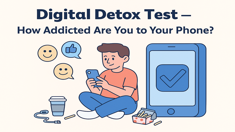 Digital Detox Test — How Addicted Are You to Your Phone?
